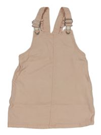 Broskvová riflová laclová sukně s volánky Primark