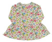 Bílá tunika s květy Little Me