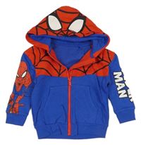 Safírovo-červená mikina s kapucí - Spider-man George