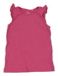 Ružový top so srdiečkom a volánikmi Topolino