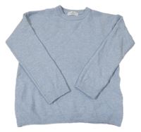 Světlemodrý vlněný svetr H&M