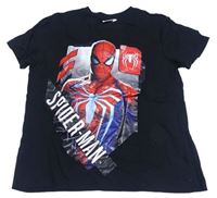 Čierne tričko so Spider-manem MARVEL