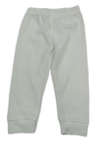 Biele rebrované tepláky SHEIN