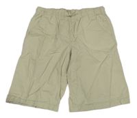 Světlebéžové plátěné kraťasy C&A