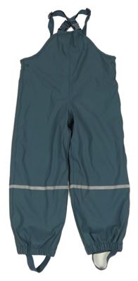 Tmavomodrošedé nepromokavé na traké podšité nohavice lupilu