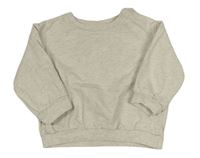Svetlosivá melírovaná mikina H&M