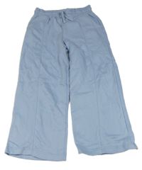 Modré wide leg tepláky F&F