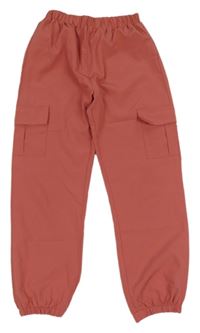 Staroružové šušťákové cargo cuff nohavice zn. Shein