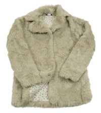 Béžová kožušinová podšitá bunda George