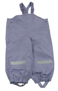 Levandulové šusťákové podšité laclové kalhoty Impidimpi