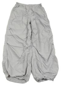 Lila šusťákové kalhoty H&M