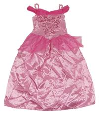 Kostým - Růžové šaty s tylem