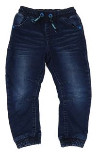 Tmavomodré teplákové cuff rifle George