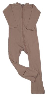 Starorůžový žebrovaný overal Name it