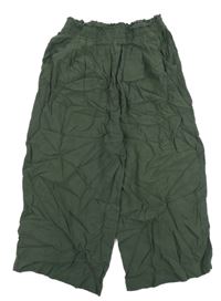 Khaki lehké culottes kalhoty Y.F.K.