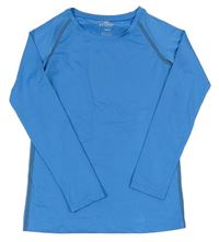 Modré športové funkčné tričko Crane