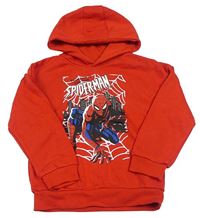 Červená mikina se Spidermanem a kapucí Primark