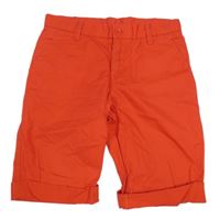 Černé plátěné chino kraťasy H&M