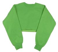 Zelená crop mikina Matalan