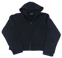 Čierna prepínaci crop mikina s kapucňou Primark
