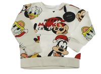 Nové - Smotanová mikina s Mickeym a kamarády Primark