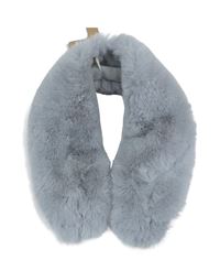 Nové - Šedá kožešinová šála Primark