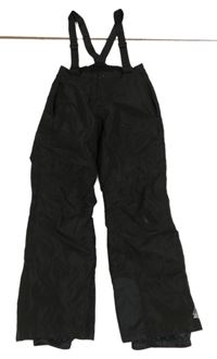 Černé šusťákové laclové funkční oteplovačky Crivit