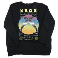 Čierna mikina s potiskem - X-BOX Primark