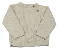 Béžový vlnený sveter