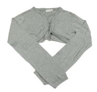 Sivé trblietavé svetrové bolerko Name it