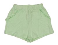 Světlezelené kraťasy s 3D puntíky Dunnes Stores