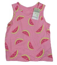 Nové - Ružový top s melónmi Primark