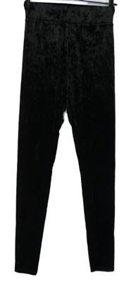 Dámské černé sametové legíny M&S