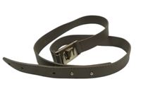 Dámsky hnedý koženkový opasok