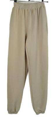 Dámské béžové vzorované teplákové kalhoty Shein 