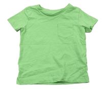 Neónově zelené tričko s vreckom zn. Next