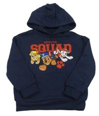 Tmavomodrá mikina s PAW PATROL a kapucňou zn. nickelodeon