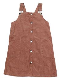 Ružové manšestové na traké šaty Denim Co.