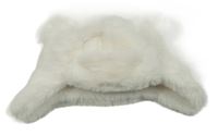 Bílá kožešinová beranice Jeff&Co vel.56-80