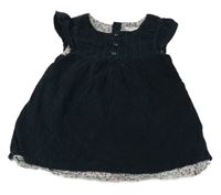 Tmavomodré menšestrové šaty Jojo Maman Bebé