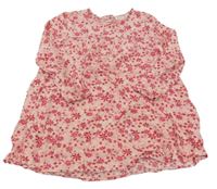 Ružové kvetinové šaty alive