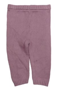 Fialové pletené tepláky DKNY