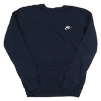 Tmavomodrá mikina s logem Nike 