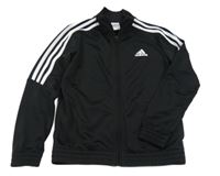 Černá sportovní propínací mikina Adidas