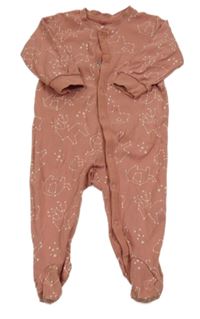 Ružový overal so zvířaty Kuniboo