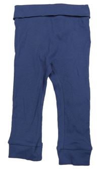 Modré žebrované lehké tepláky Lily & Dan