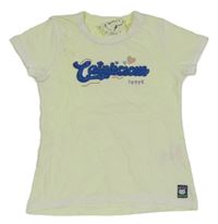 Citronové tričko s nápisom Staccato