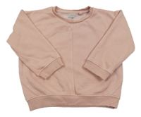 Svetloružová mikina so švem Primark