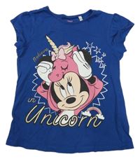 Tmavomodré tričko s Minnie Disney