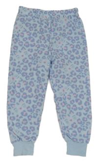 Svetlomodré fleecové nohavice so vzorom Primark